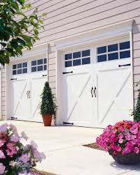 16x7 white garage door