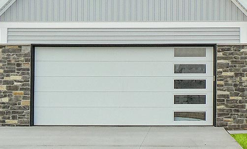 contemporary garage door 16x7, white 16x7 garage door with windows 